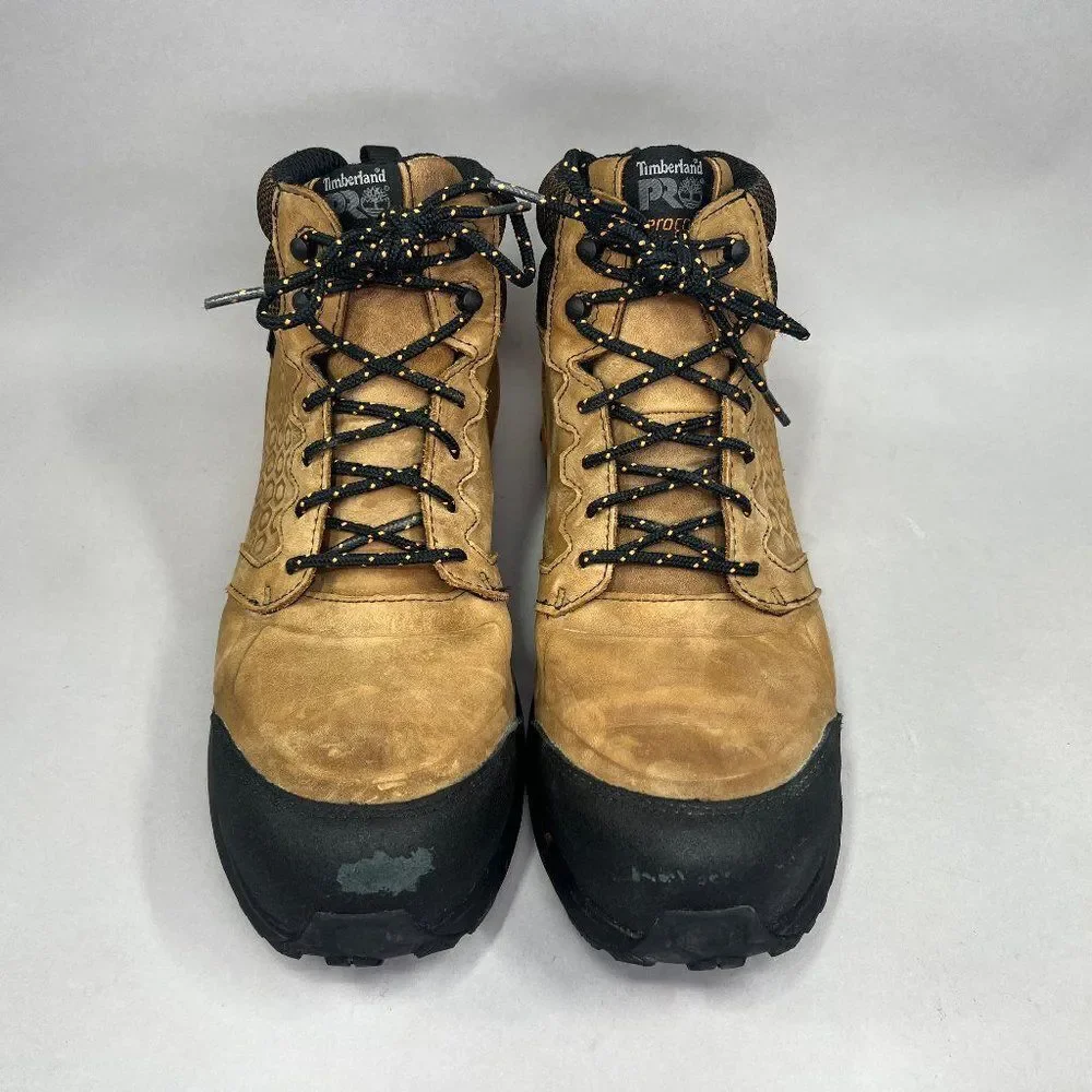 Timberland Pro Boots Mens 13 Reaxion Athletic Hiker Wateproof Composite Toe Work